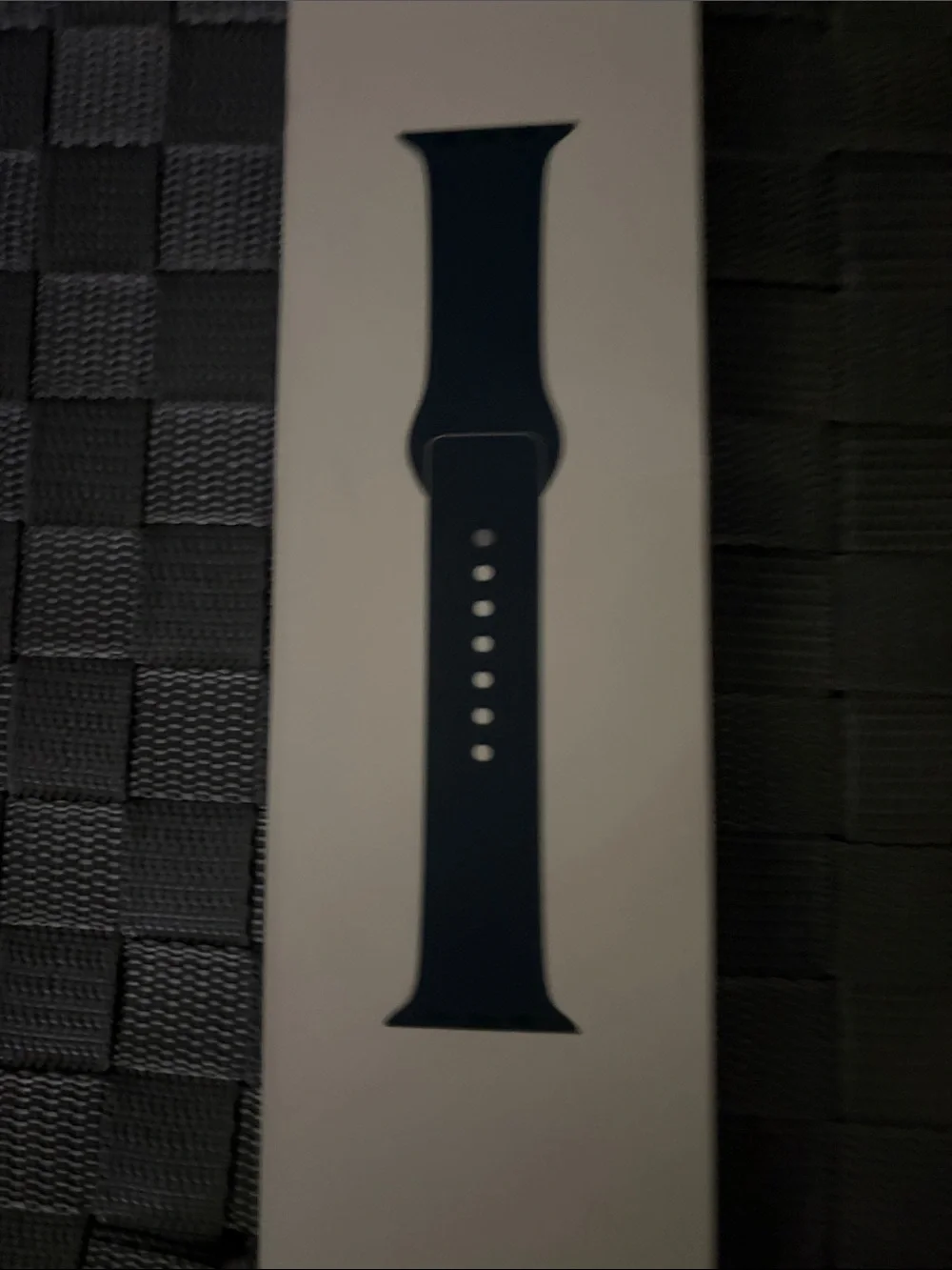 Apple Black Silicone Sport Band for Apple Watch